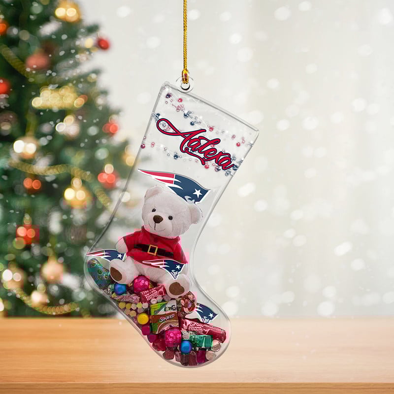 NEP Christmas NFL Personalized Acrylic Ornament For Fan DDTNTL