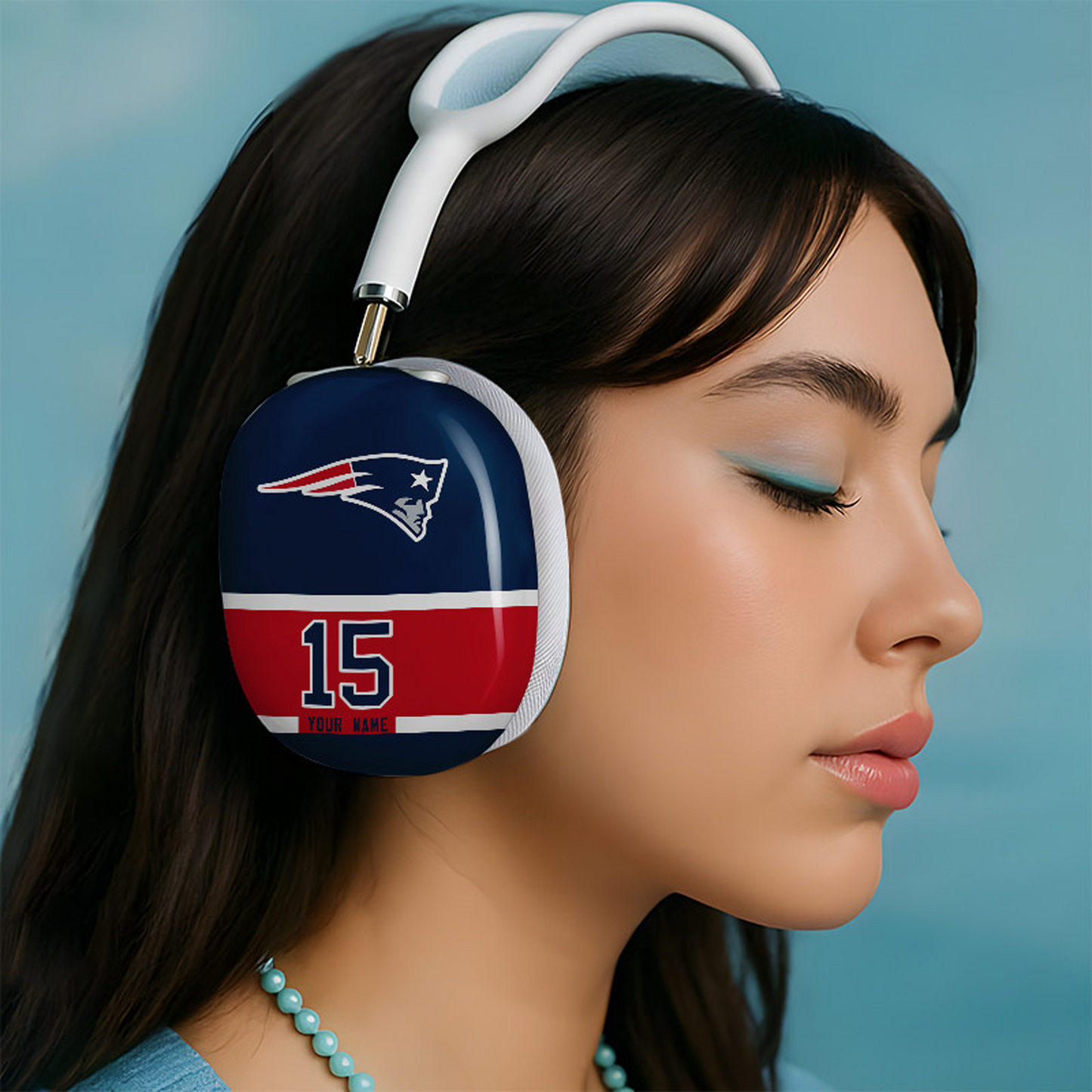 NEP x NFL Special Airpod Max Case Cover Personalized DATND TANTD