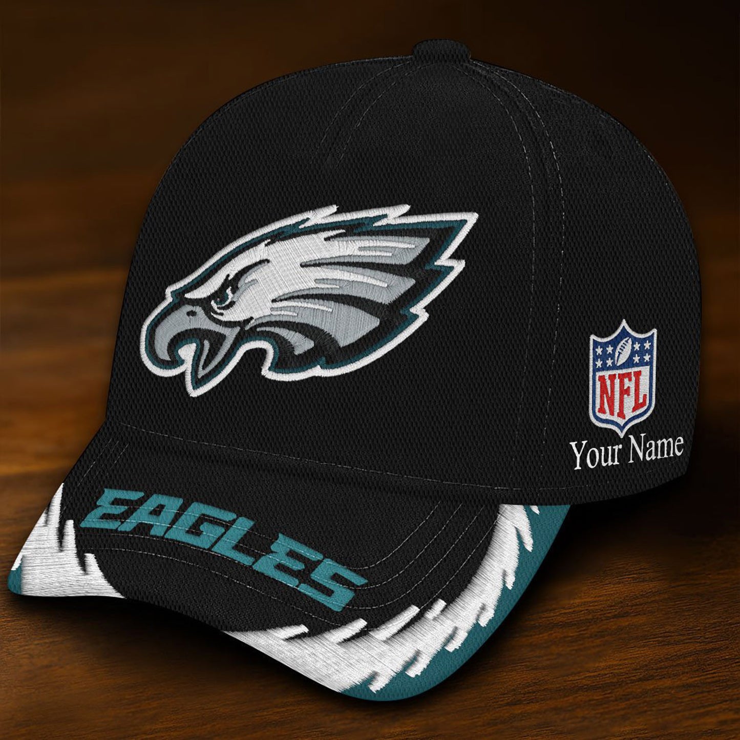 NFL PHI Team All Over Printed Classic Cap V5 NAK NHM