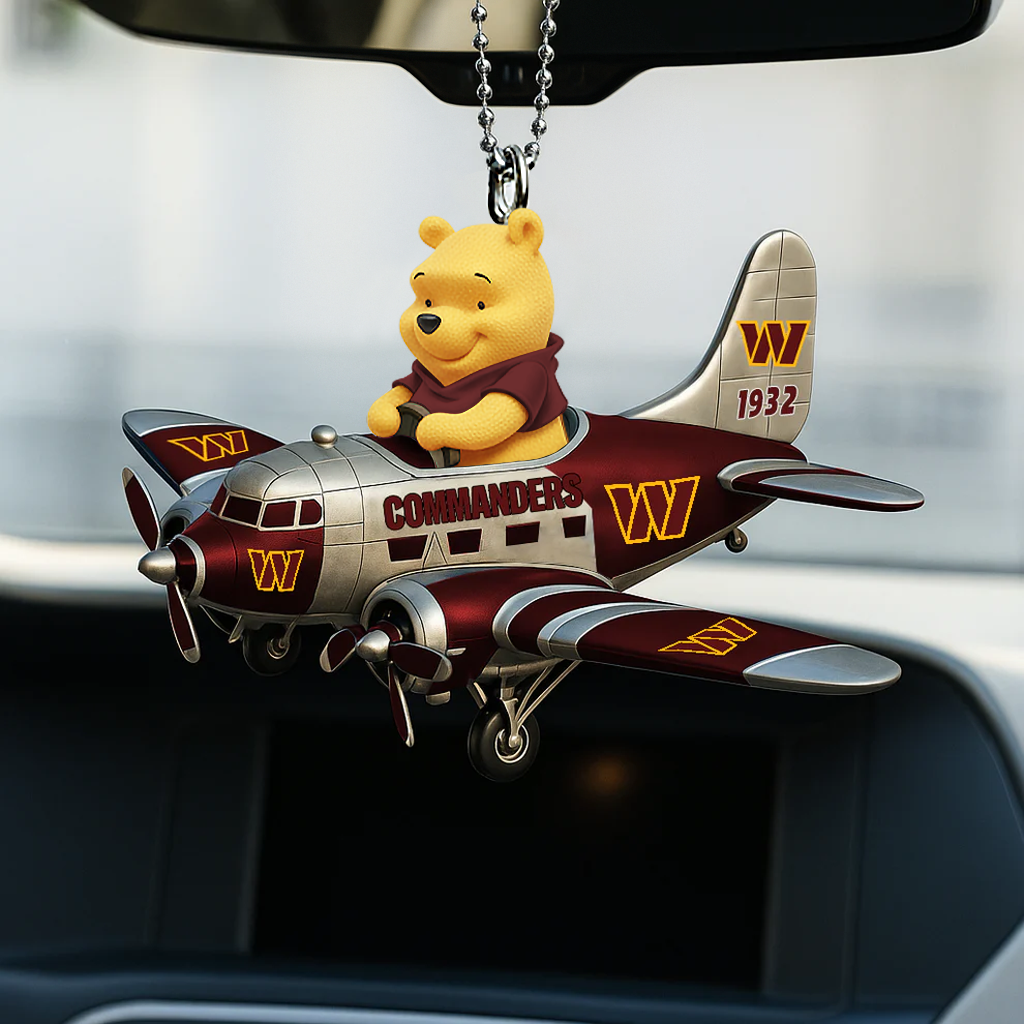 NFL WC x Winnie The PH Premium Car Hanging Ornament DDT NTL