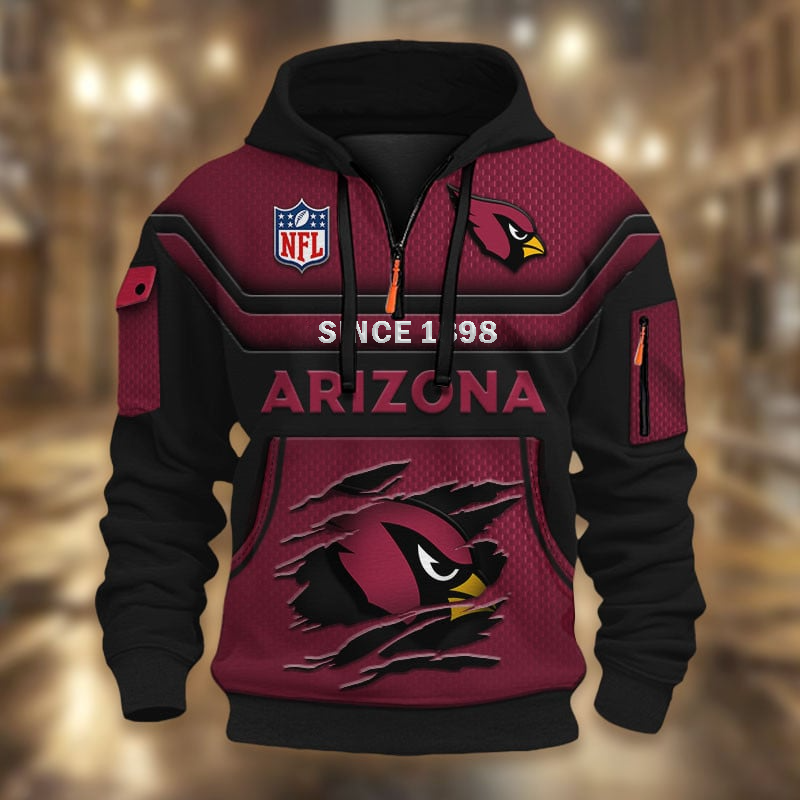NFL x AC Multicolor Zip Hoodie Shirt DDT CTND