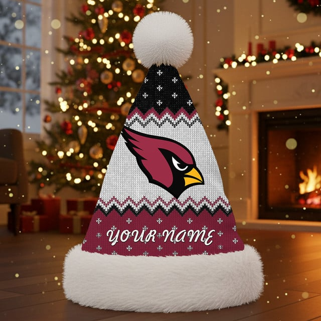 NFL x AC Personalized Santa Hat Christmas Gift For Fan V1 NAK