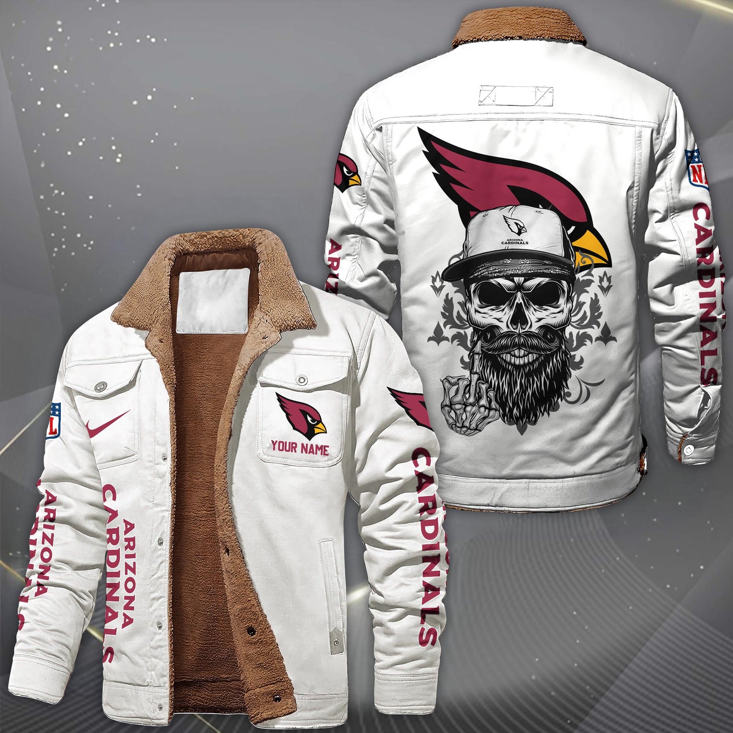 NFL x ARI Fleece Lined Cargo Jacket HLP