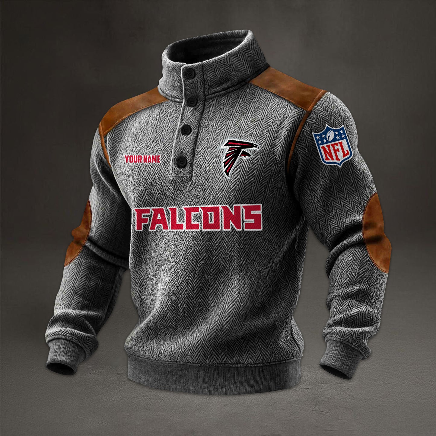 NFL x ATL Men stand-up collar sweatshirt V1 NAK NHM