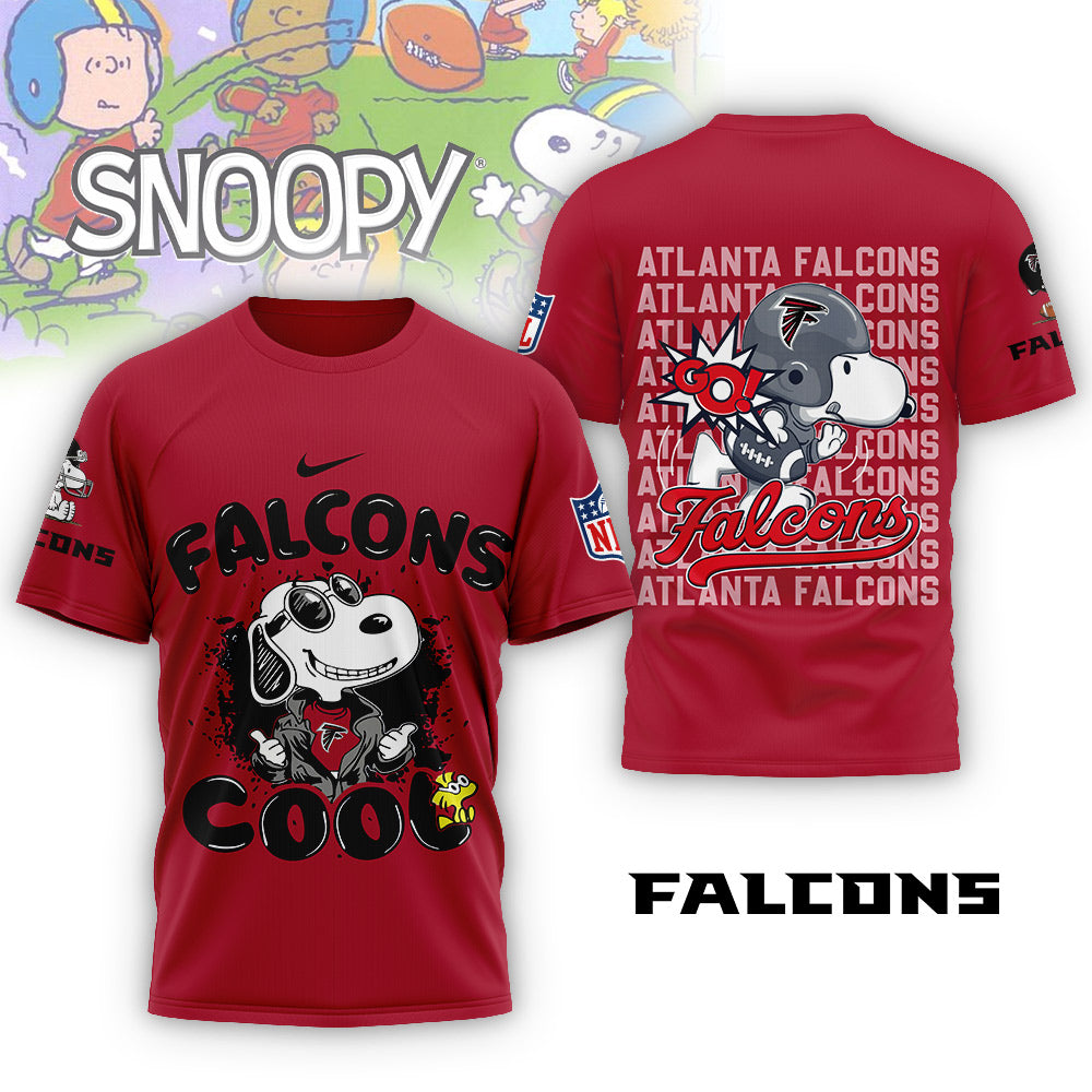 NFL x ATL Snoopy Cool 3D Shirt HLP 271025