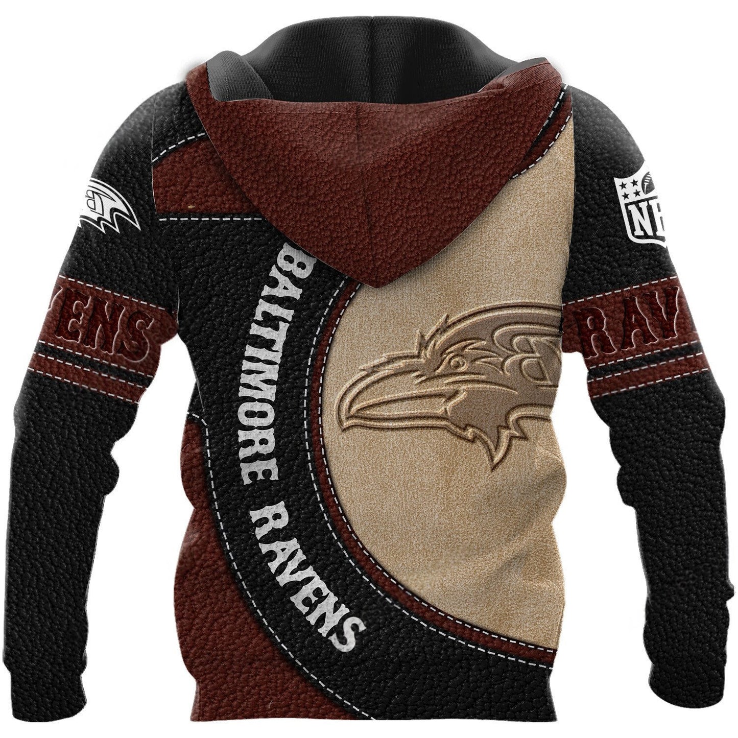 NFL x BAL Leather Pride Personalized Hoodie HLP