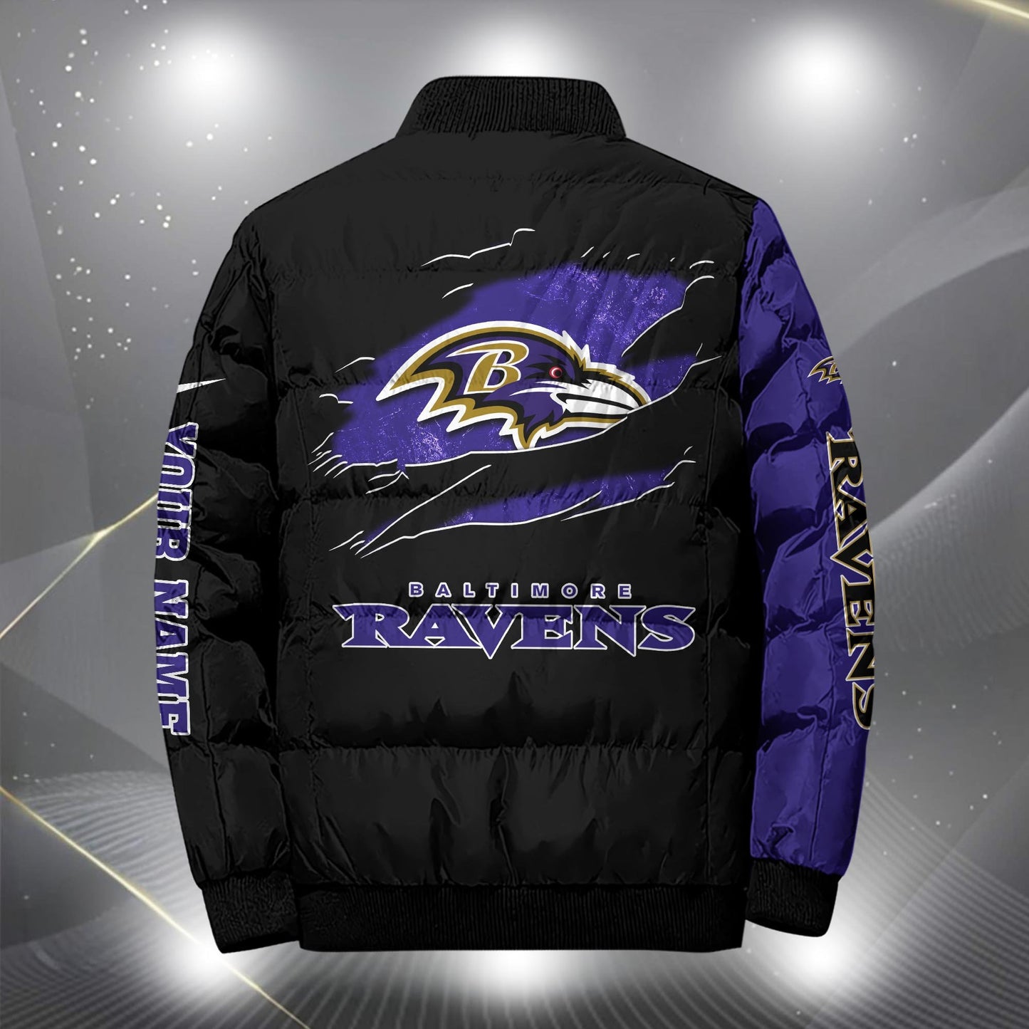 NFL x BAL Personalized Puffer Jacket HLP