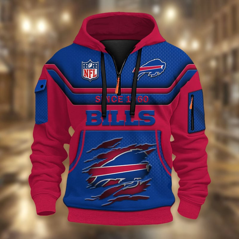 NFL x BB Multicolor Zip Hoodie Shirt DDT CTND