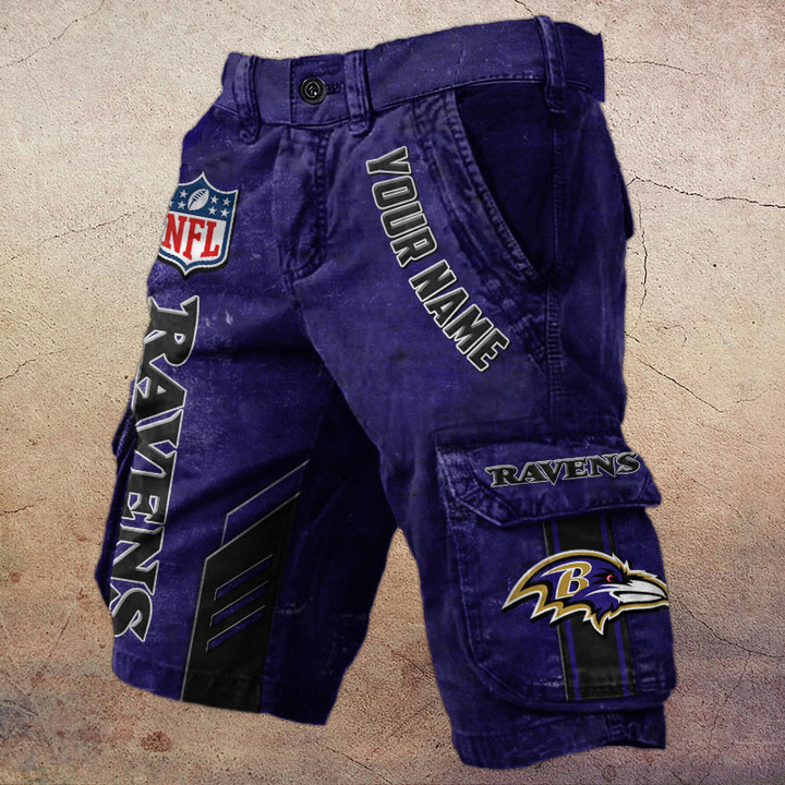 NFL x BR Personalized Cargo Shorts V1 NAK