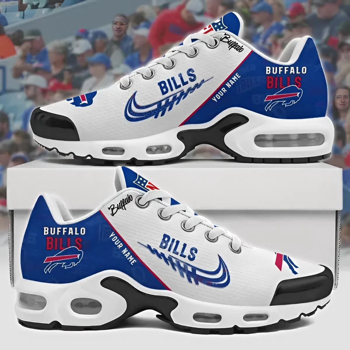 NFL x BUF Customize Your Name Ver 28 Sport Shoes V1 NAK NHM