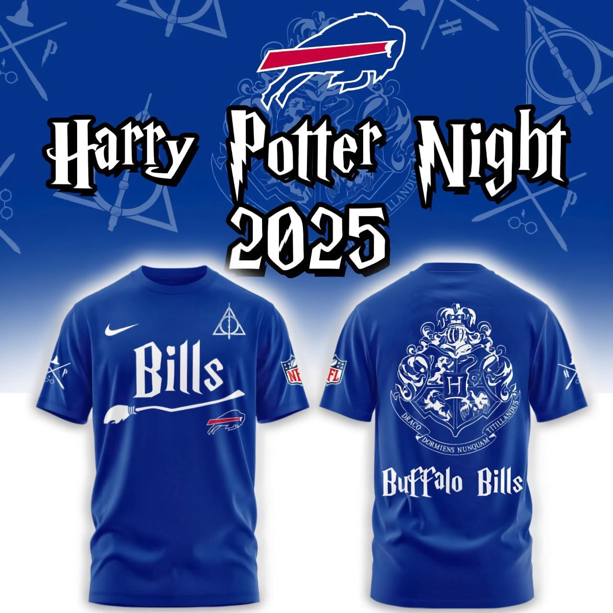 NFL x BUF x Harry Potter 3D Shirt HLP 251025