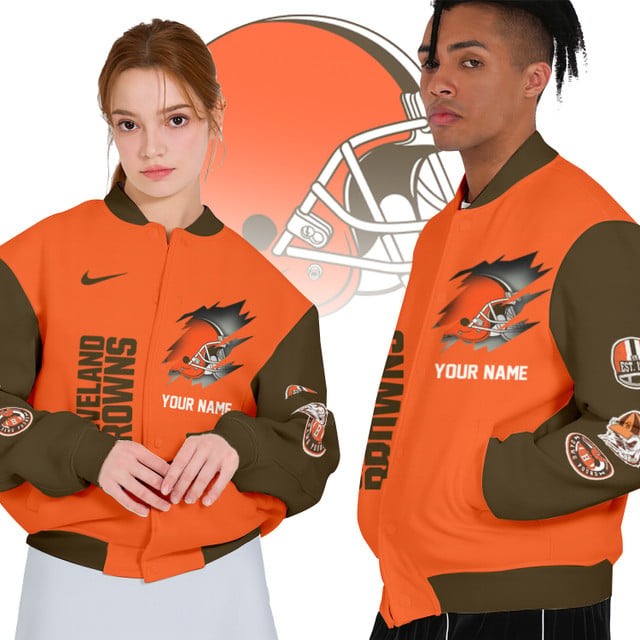 NFL x CB2 Personalized Custom Baseball Jacket V1 NAK