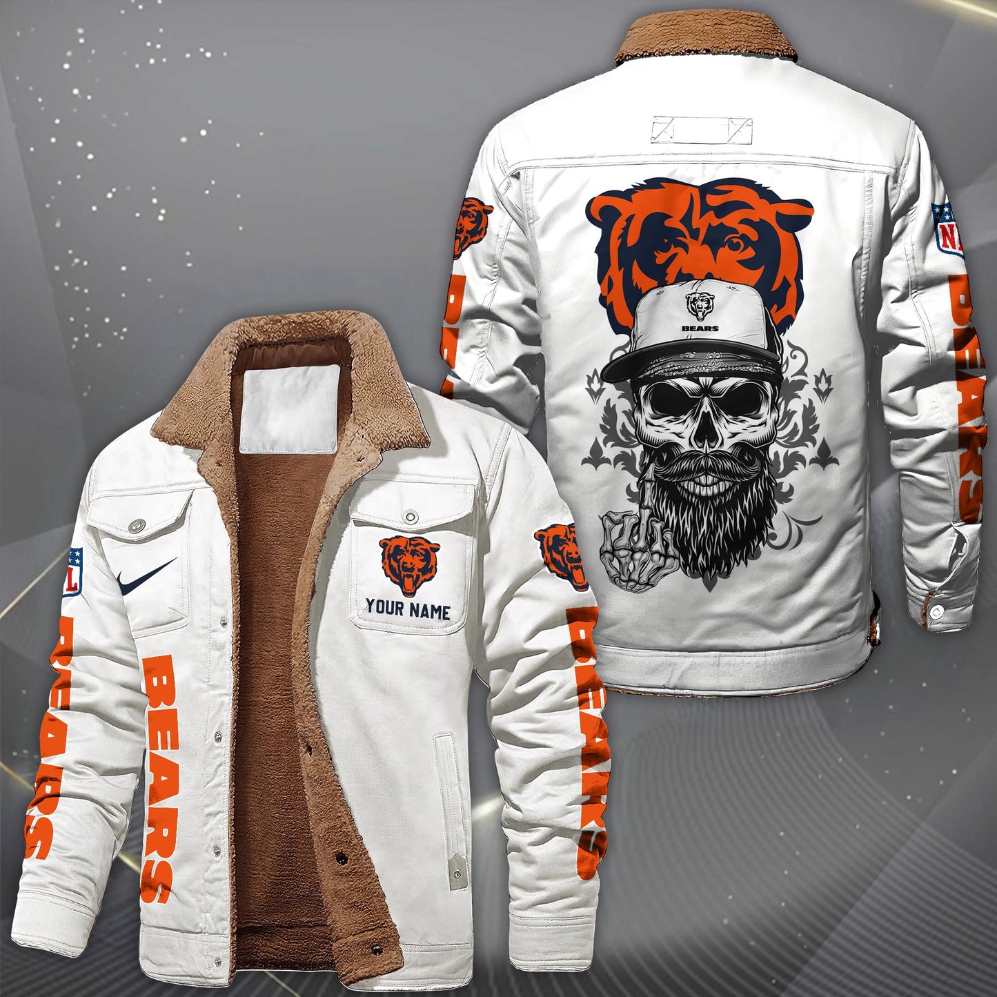 NFL x CHI Fleece Lined Cargo Jacket HLP