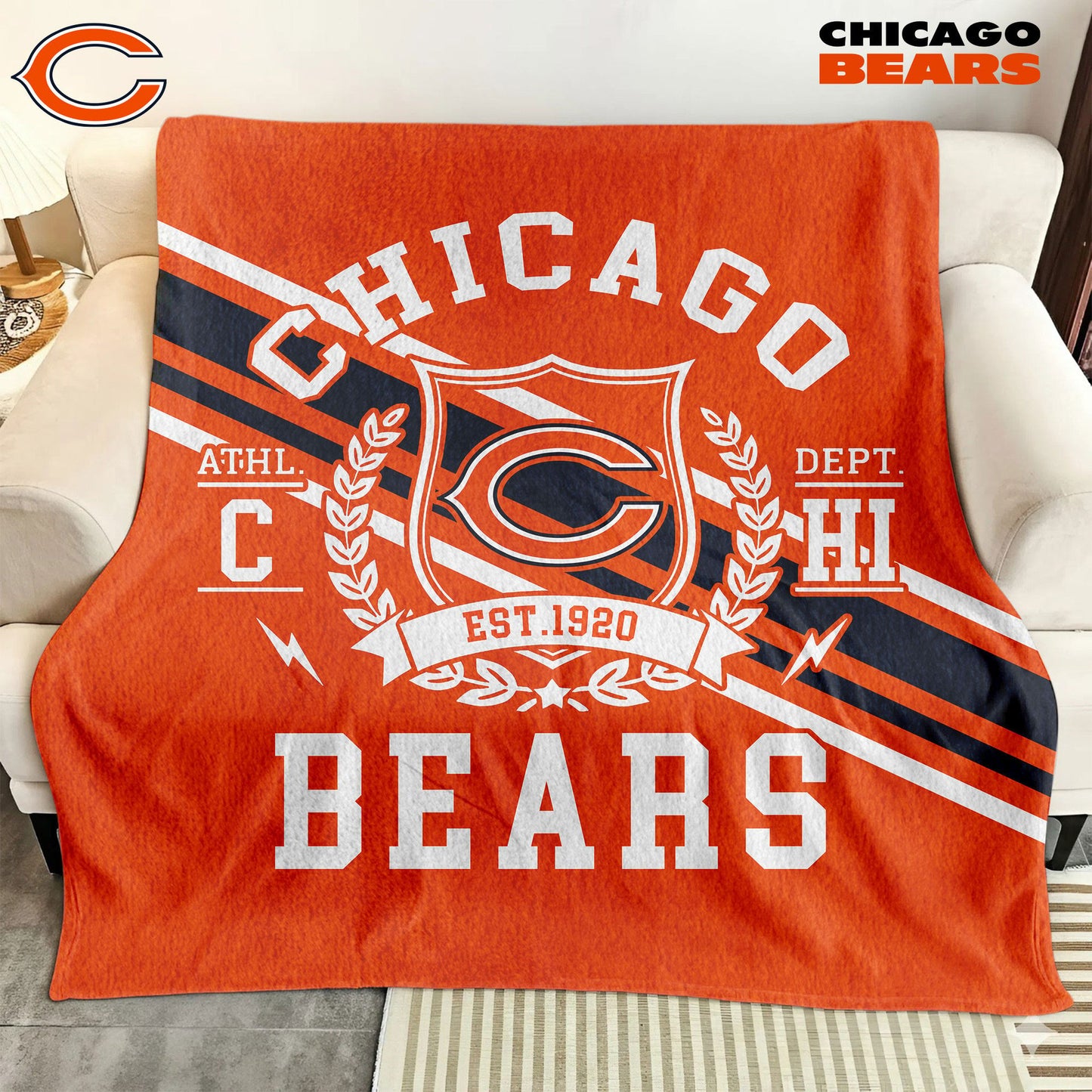 NFL x CHI Legacy Fleece Blanket HLP 251025