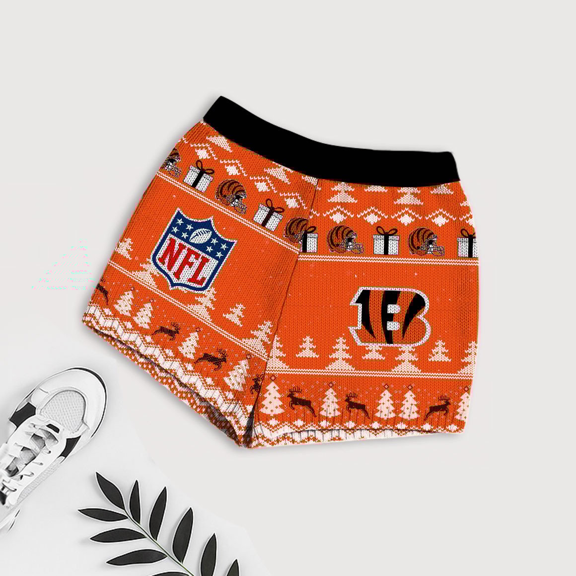 NFL x CIN Touchdown Holiday Sweatshirt & Shorts Set HLP 251025