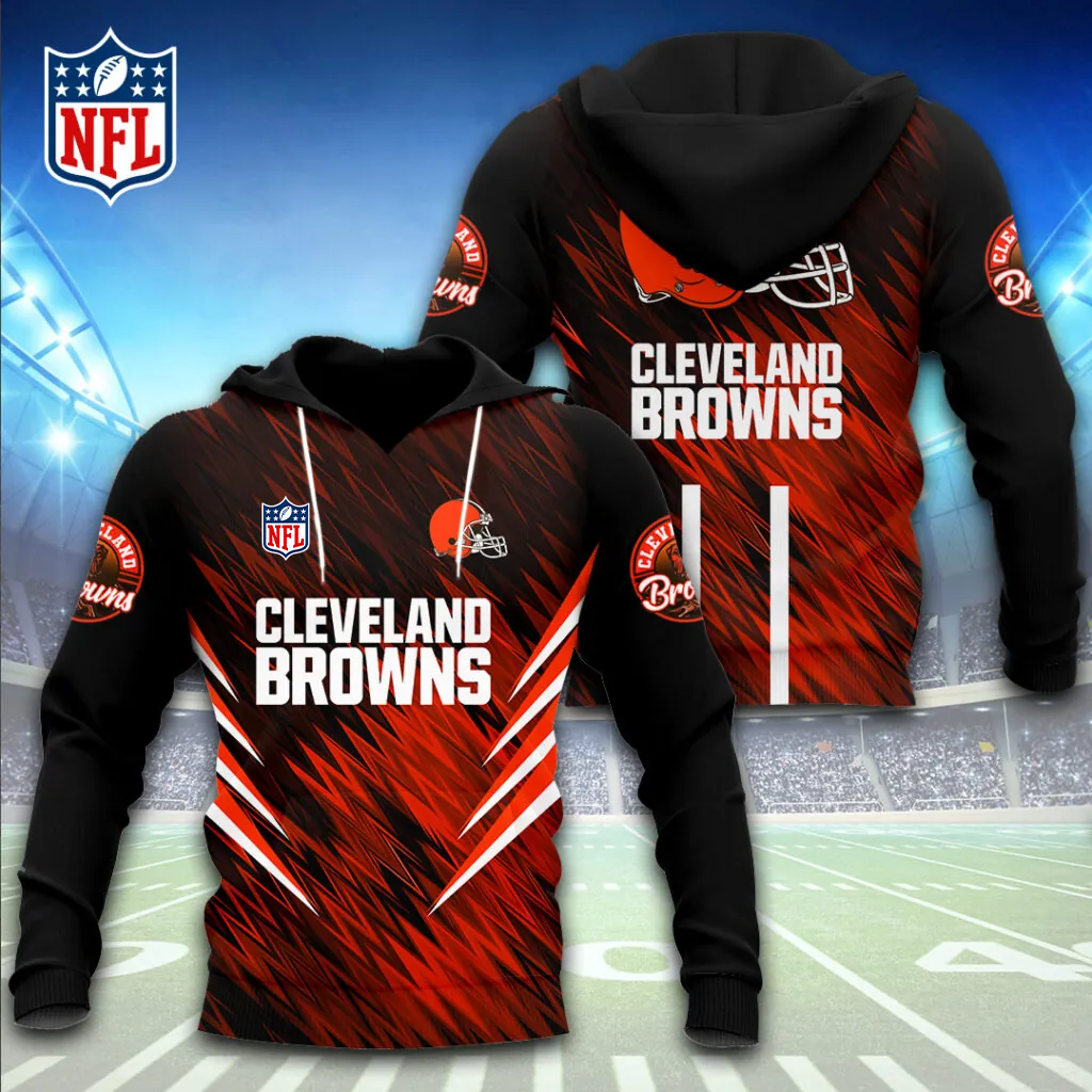 NFL x CLE Premium 3D Shirt DDT HLPHUONG