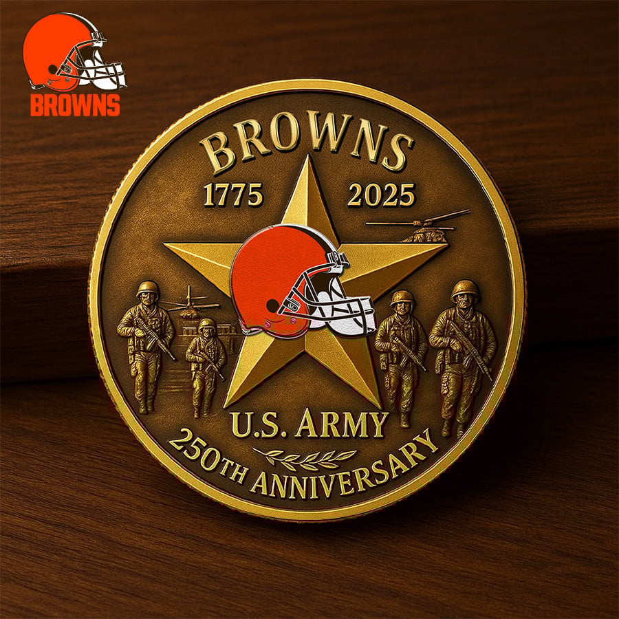 NFL X CLE Premium U.S Army Anniversary Coin HLP