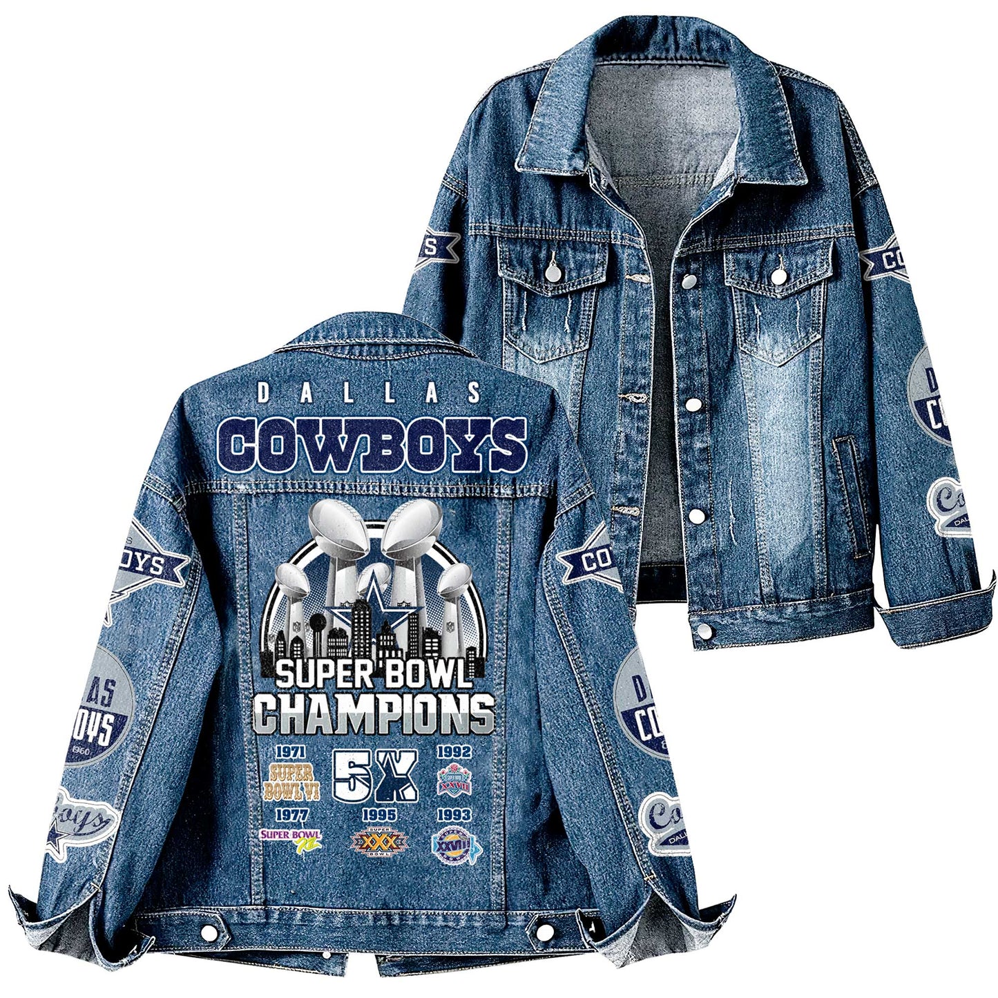 NFL x DAL Champions Denim Jacket HLP