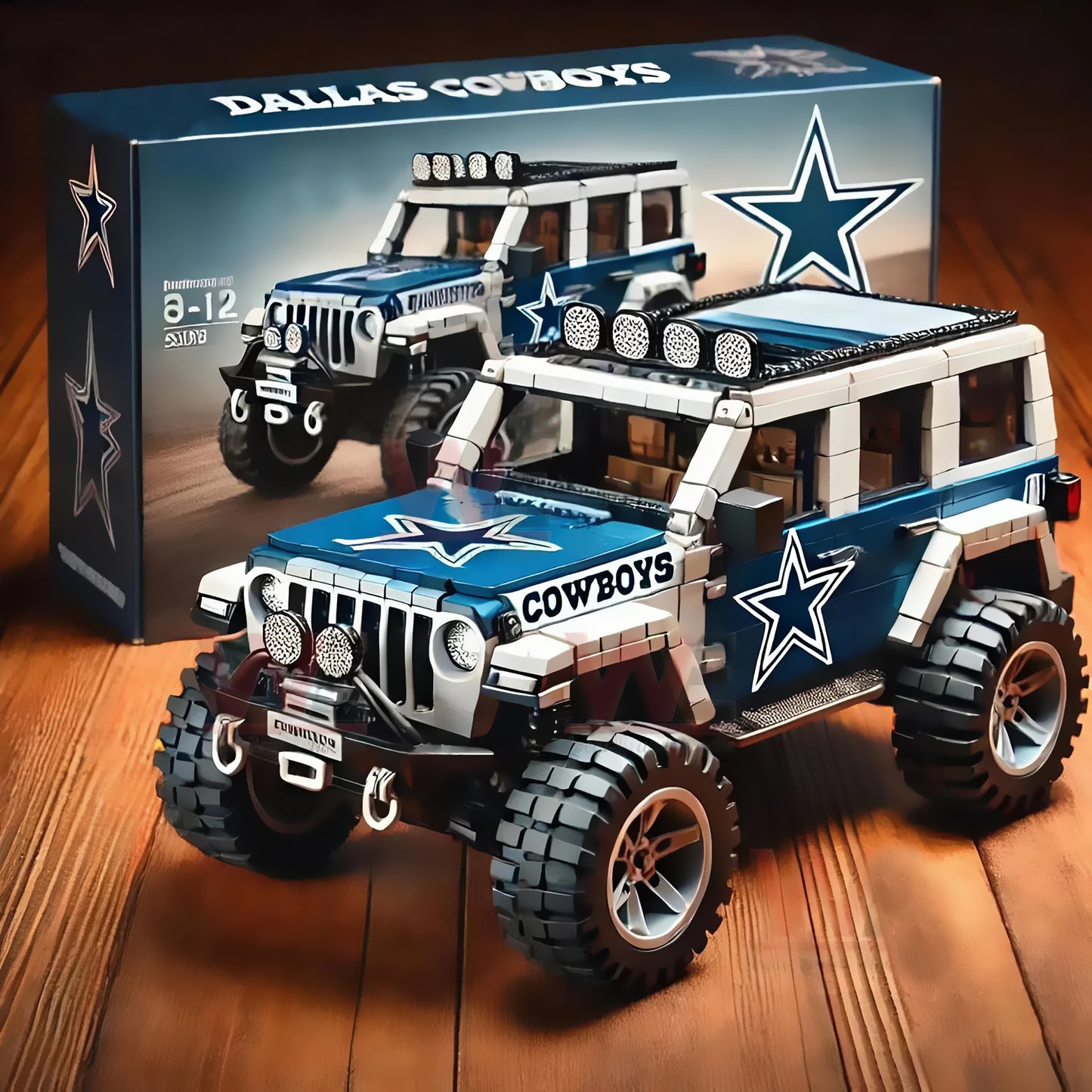 NFL x DAL Football Team Jeep Building Set V1 NAK NHM