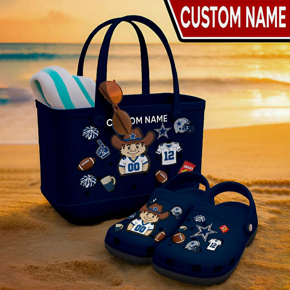 NFL x DAL Special Bogg Bag And Crocs Clogs V1 NAK NHM