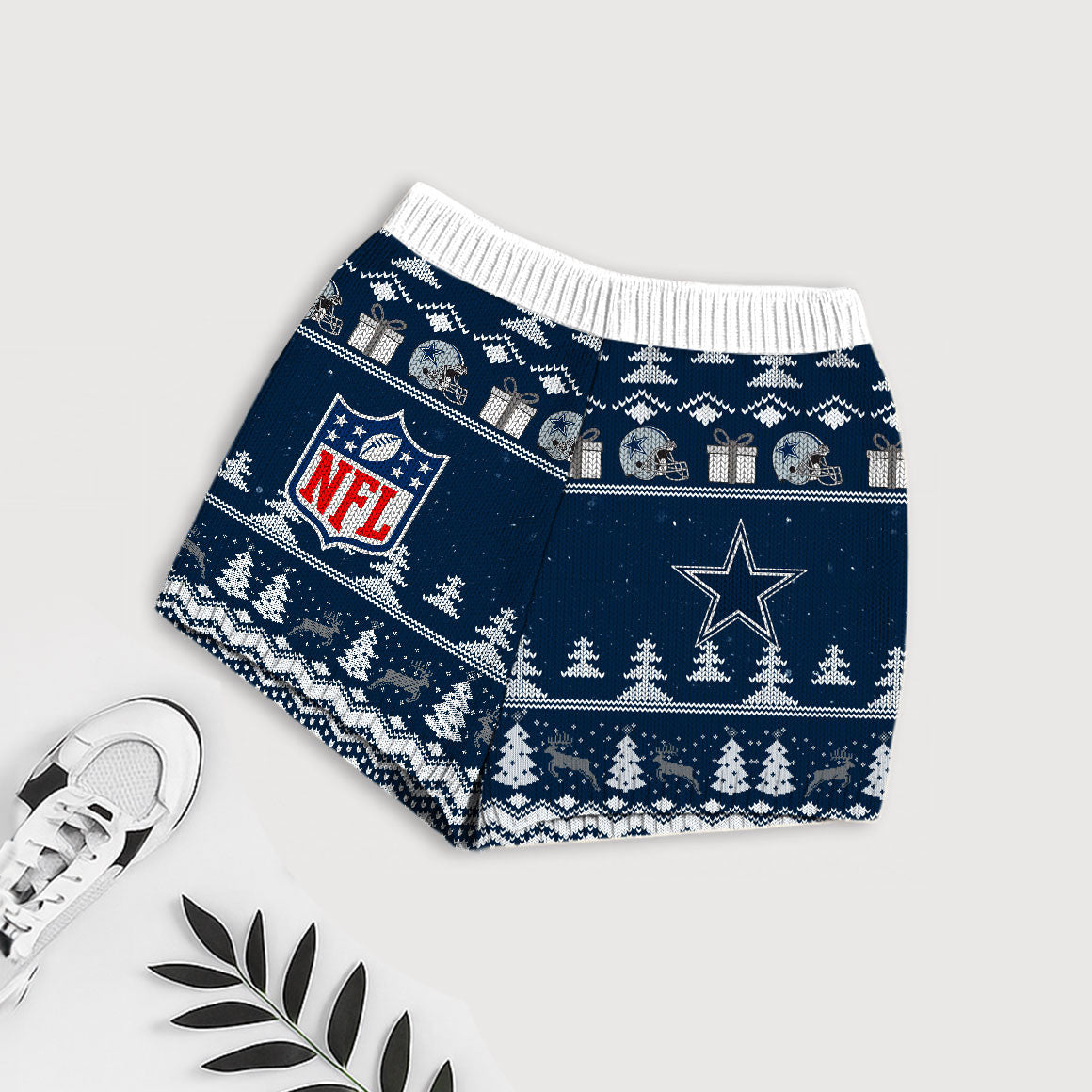 NFL x DAL Touchdown Holiday Sweatshirt & Shorts Set HLP 251025