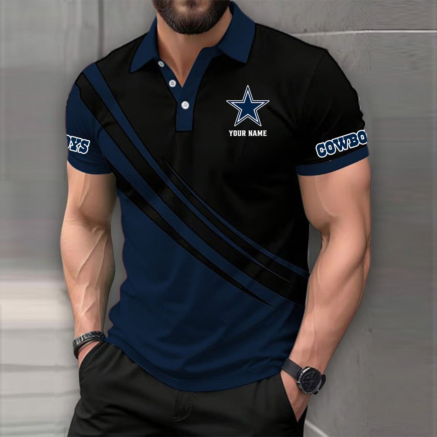 NFL X DAL Truck Men Classic Polo Shirt V1 NAK NHM
