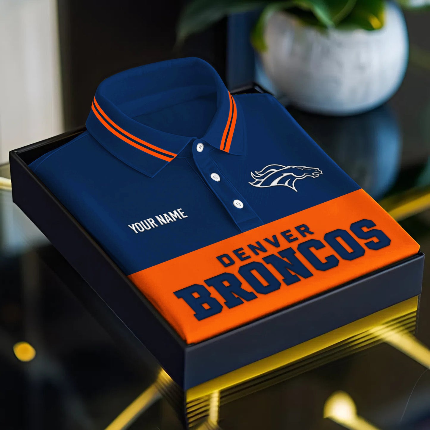 NFL x DEN Full Team 3D Printed Classic Polo Shirt V1 NAK NHM