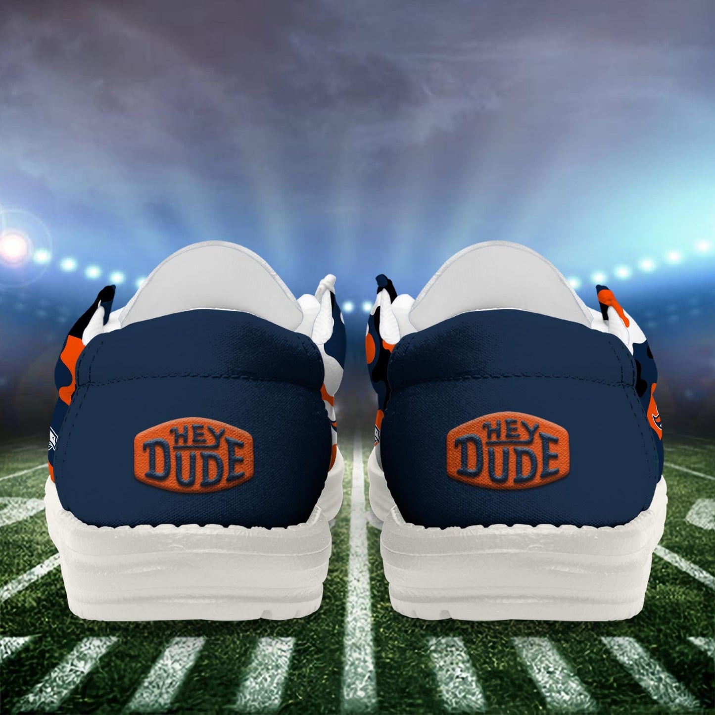 NFL x DEN Personalized Canvas Loafer Shoes HLP