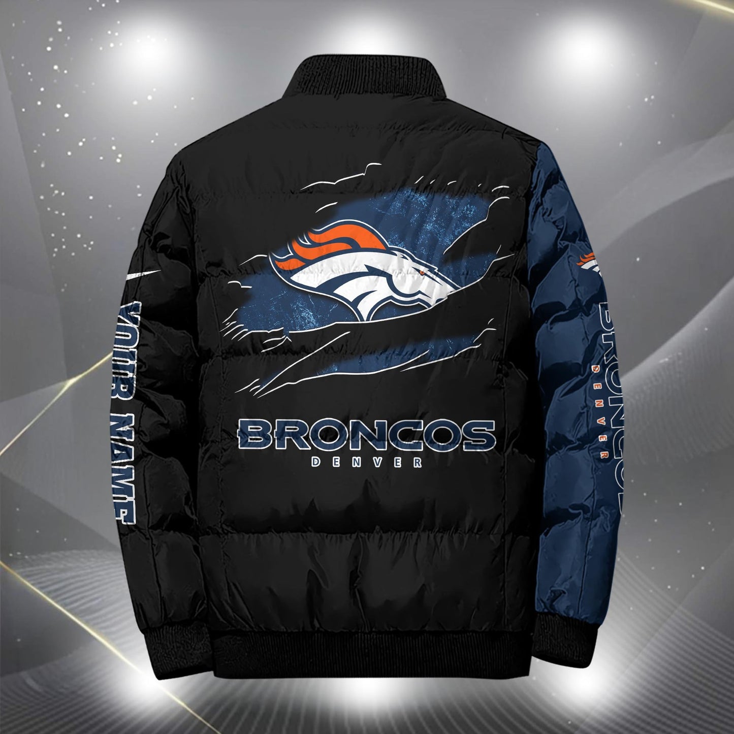 NFL x DEN Personalized Puffer Jacket HLP