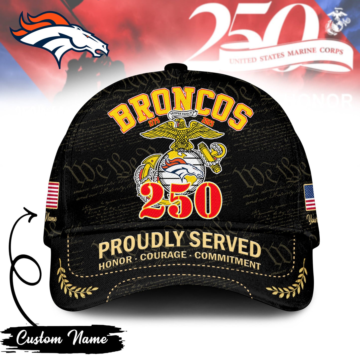 NFL x DEN Proudly Served Classic Cap HLP 251025