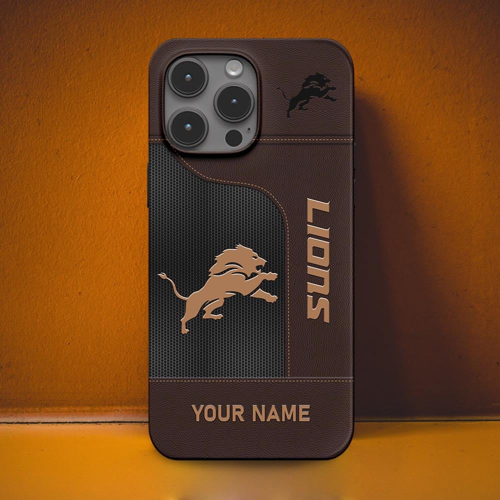 NFL x DET Personalized Phone Case HLP HLPHUONG
