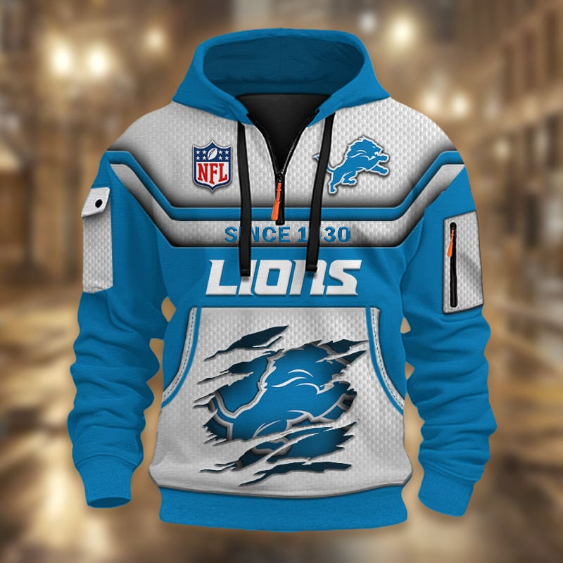 NFL x DL Multicolor Zip Hoodie Shirt DDT CTND
