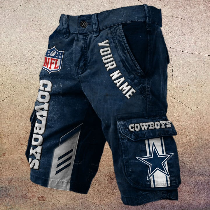 NFL x DLCB Personalized Cargo Shorts V1 NAK