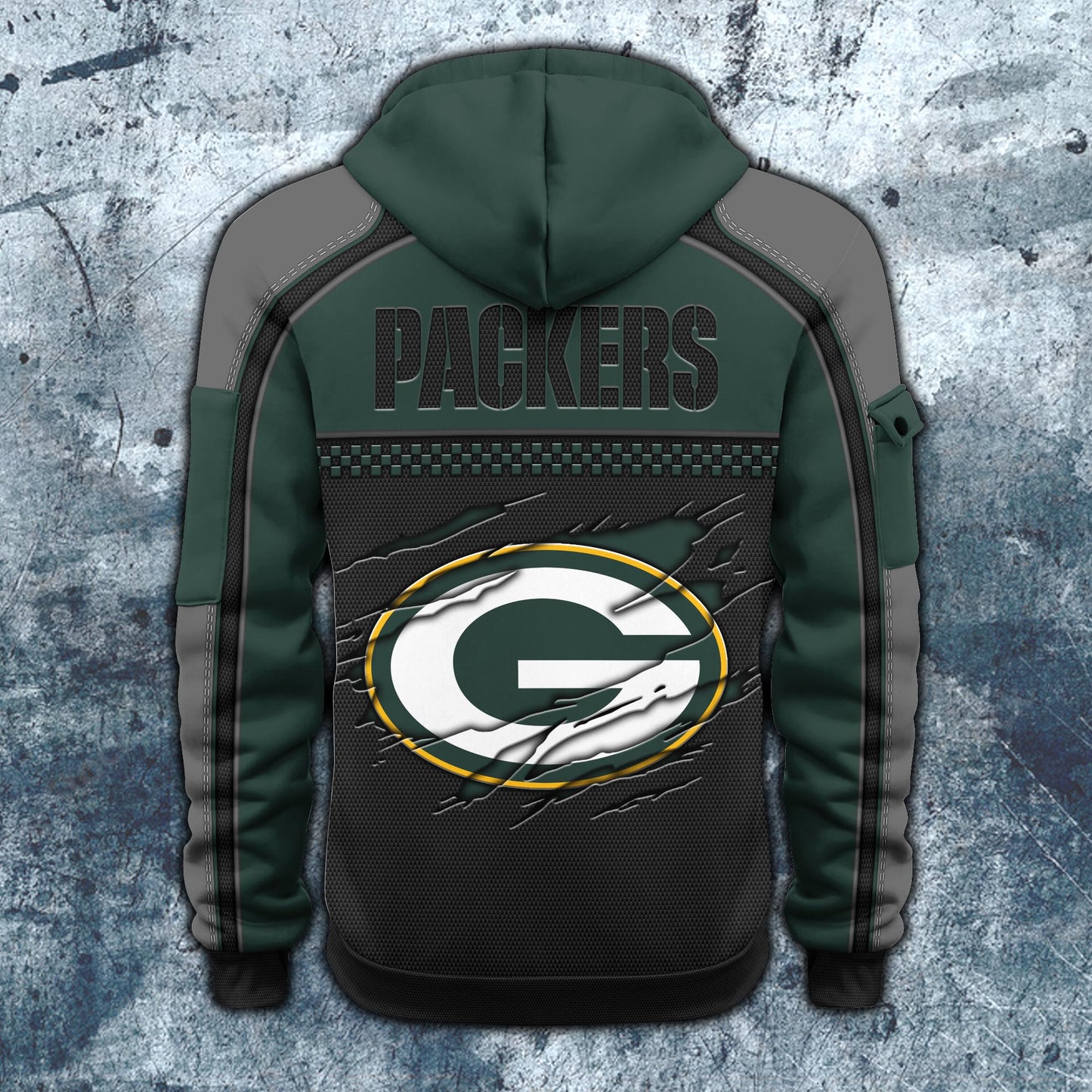 NFL x GB Personalized Half-zip Hoodie HLP