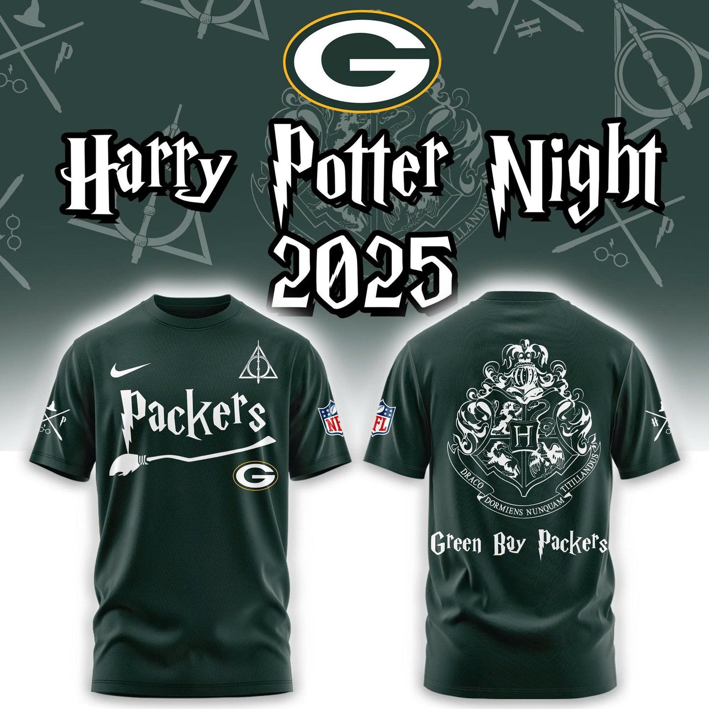 NFL x GB x Harry Potter 3D Shirt HLP 251025