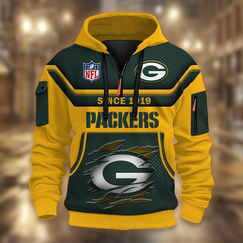 NFL x GBP Multicolor Zip Hoodie Shirt DDT CTND