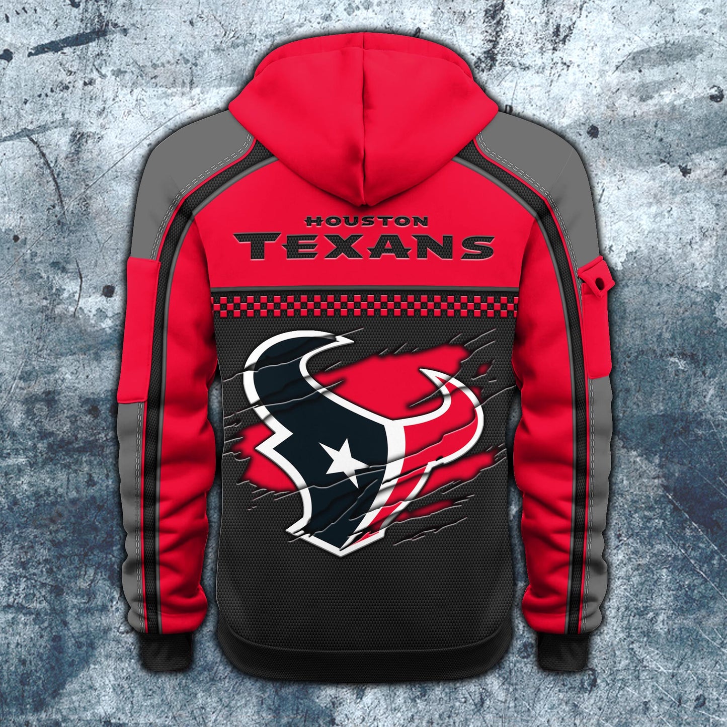 NFL x HOU Personalized Half-zip Hoodie HLP HLPHUONG