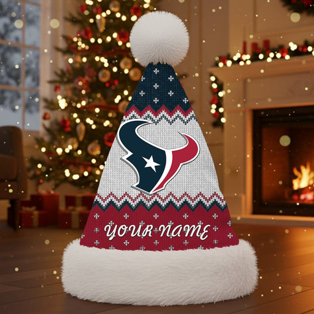 NFL x HT Personalized Santa Hat Christmas Gift For Fan V1 NAK