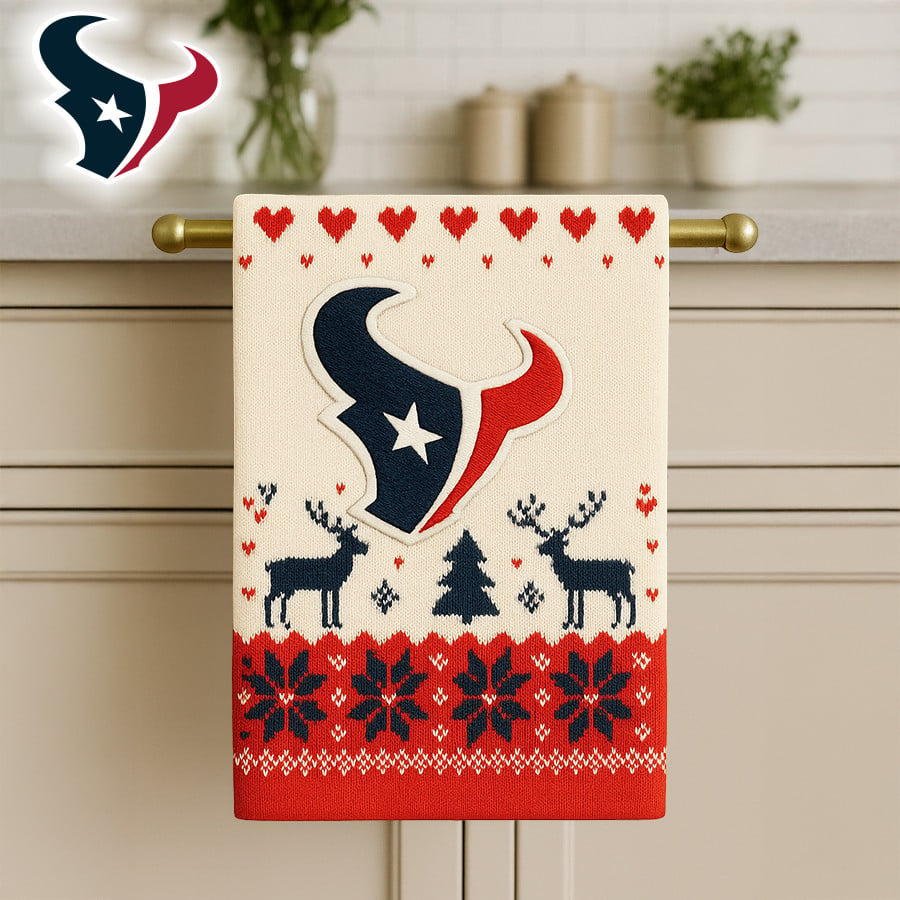 NFL x HT Premium NFL Christmas Kitchen Towel V1 NAK