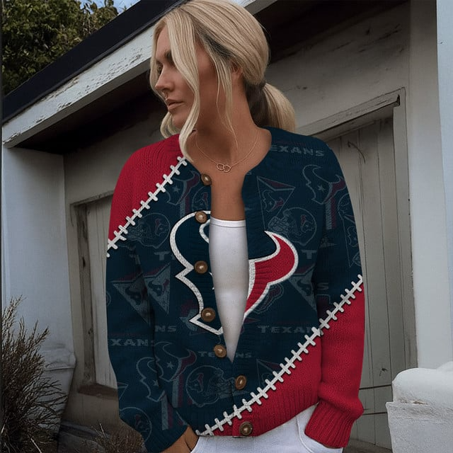 NFL x HT Women cardigan sweater V1 NAK TXP