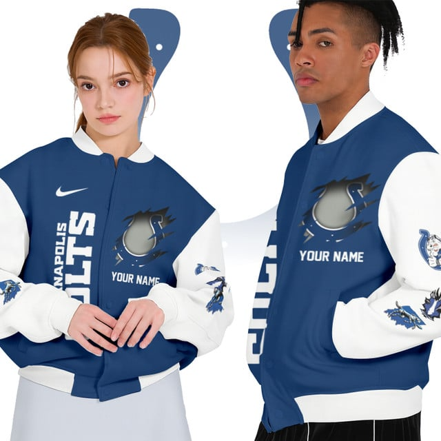 NFL x IC Personalized Custom Baseball Jacket V1 NAK