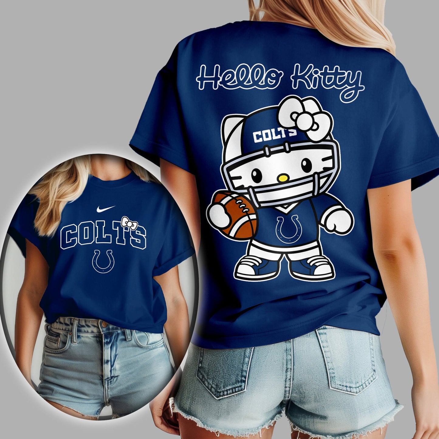 NFL x IND Hello Kitty Premium 3D Shirt HLP