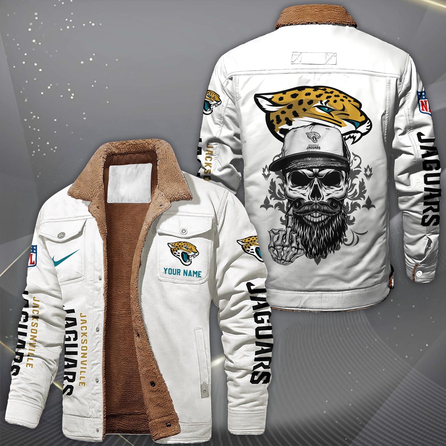 NFL x JAX Fleece Lined Cargo Jacket HLP