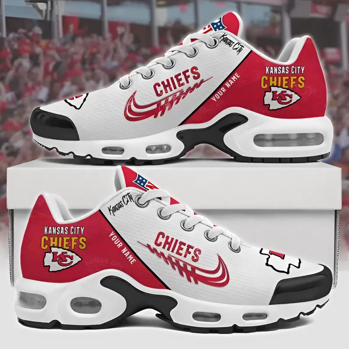 NFL x KC Customize Your Name Ver 28 Sport Shoes V1 NAK NHM