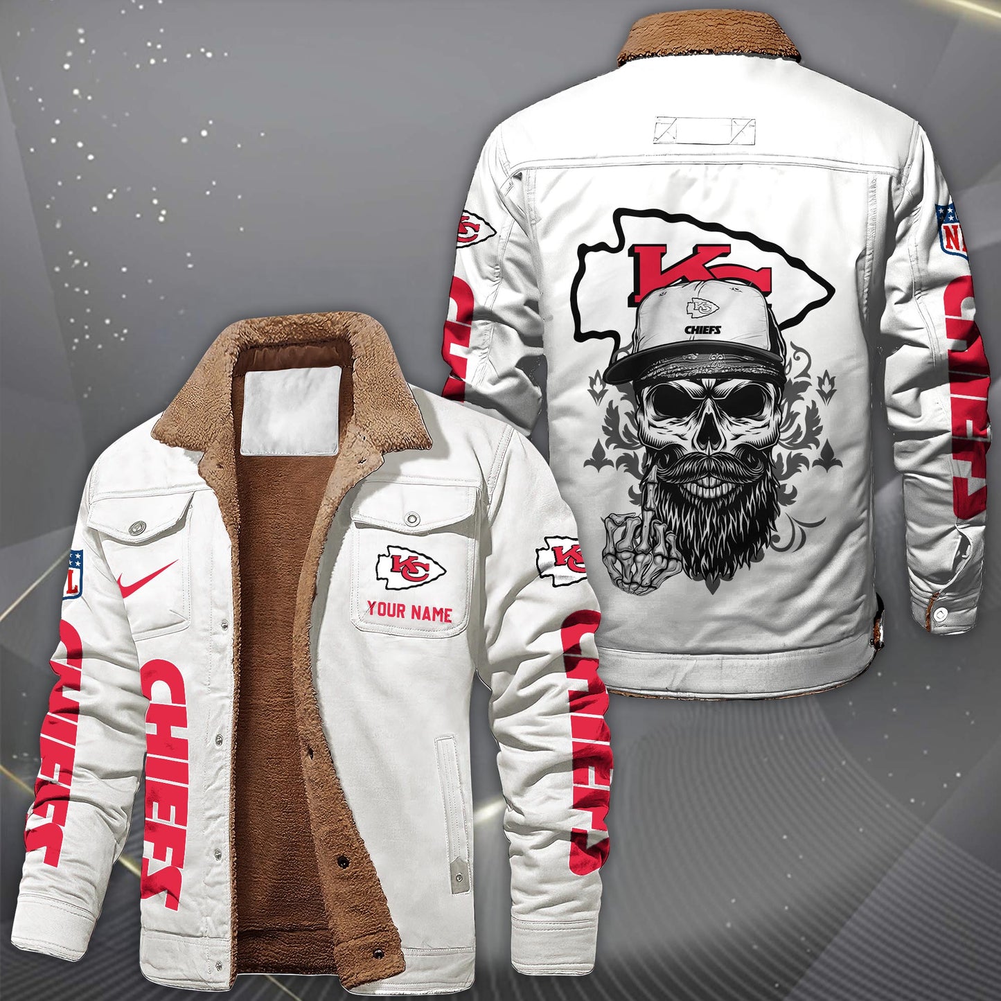 NFL x KC Fleece Lined Cargo Jacket HLP