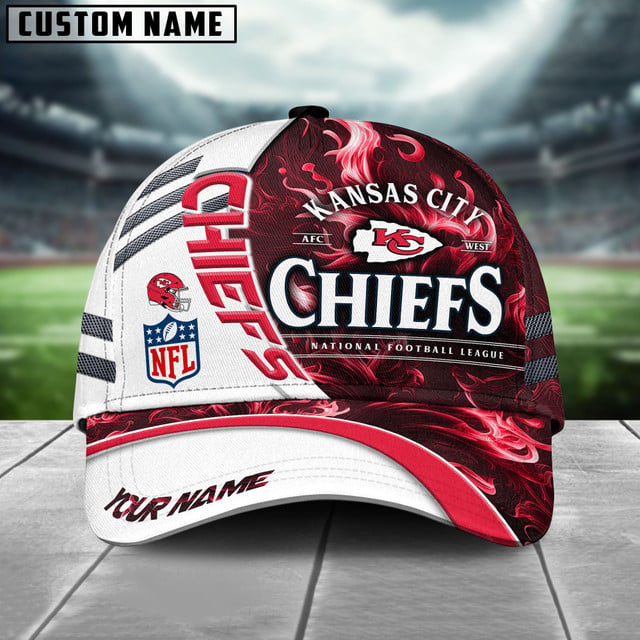 NFL x KC White Out Magma Pattern Football Cap Editions Limited V1 NAK