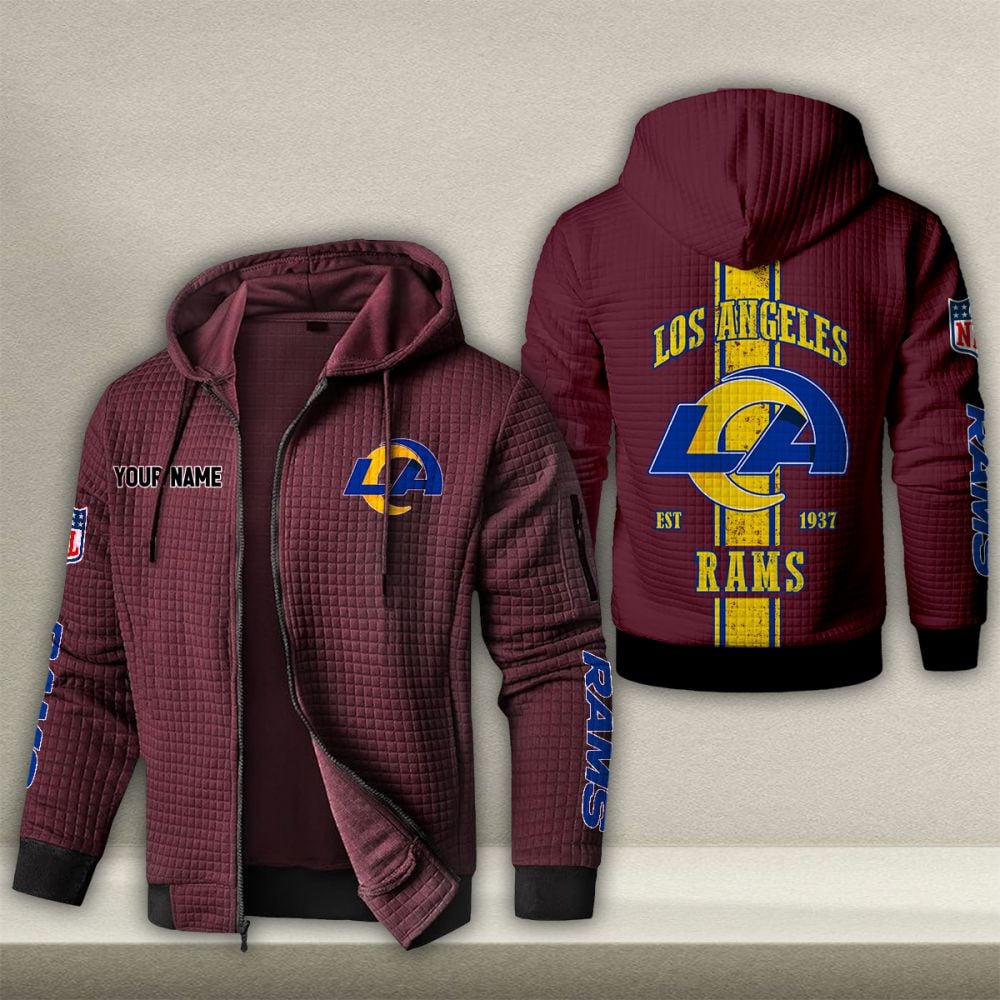 NFL x LAR Waffle Zip Hoodie HLP