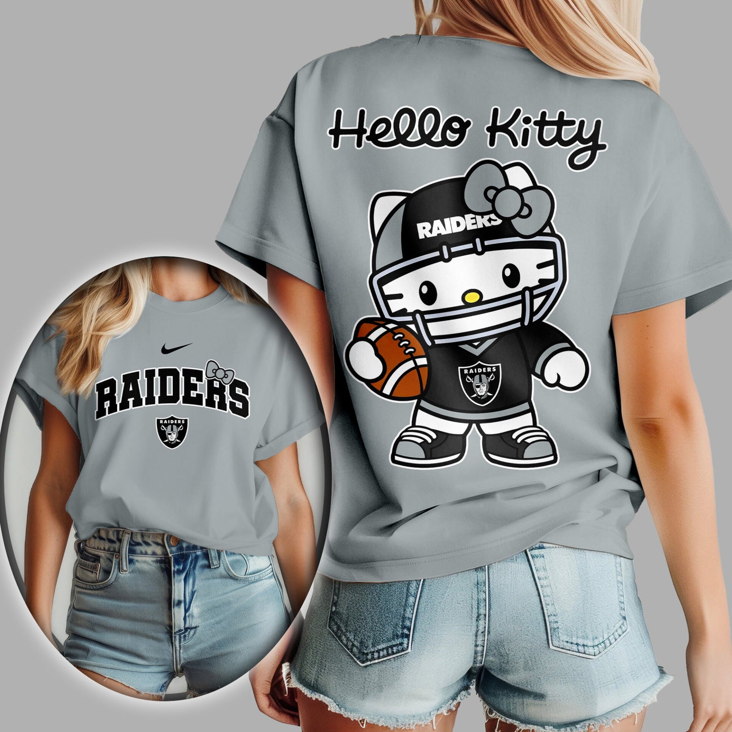 NFL x LV Hello Kitty Premium 3D Shirt HLP
