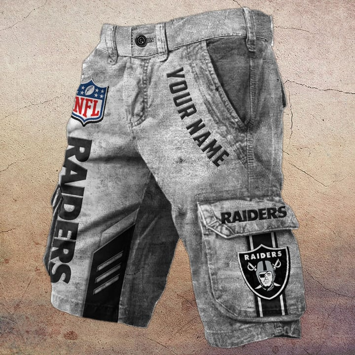 NFL x LVR Personalized Cargo Shorts V1 NAK