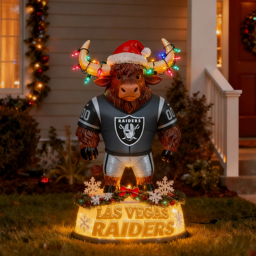 NFL x LVR Spirit Yak Christmas LED Statue V1 NAK